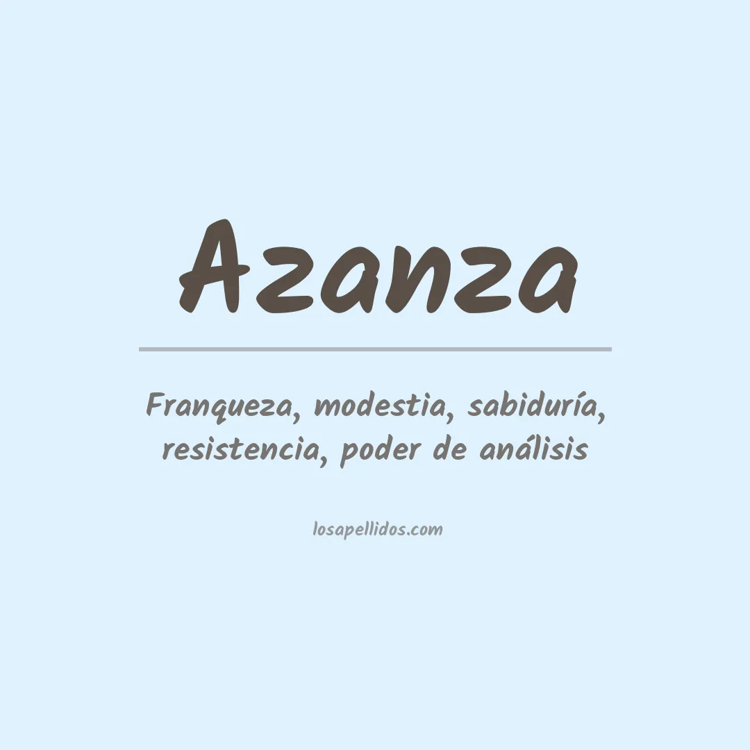 Apellido Azanza