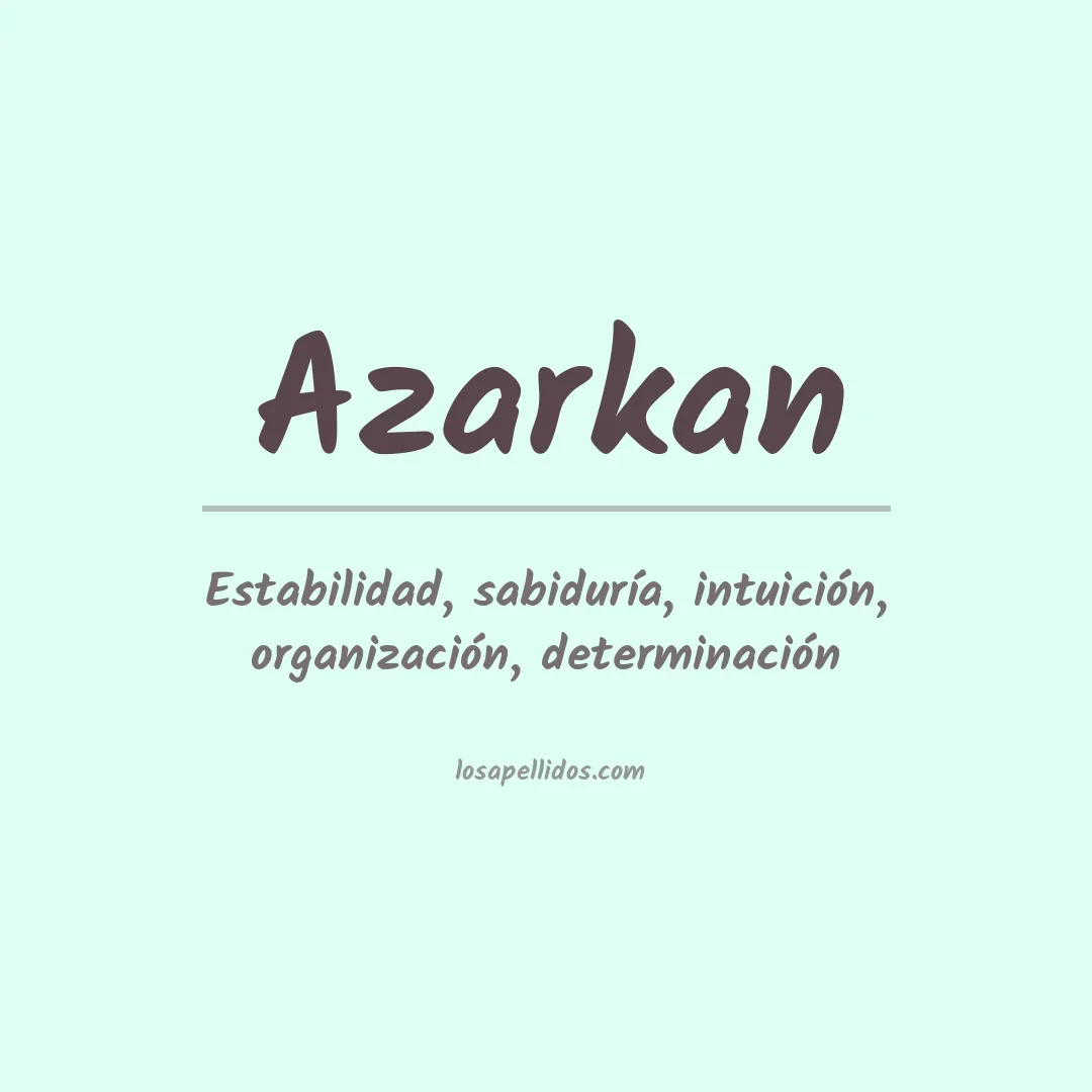 Apellido Azarkan