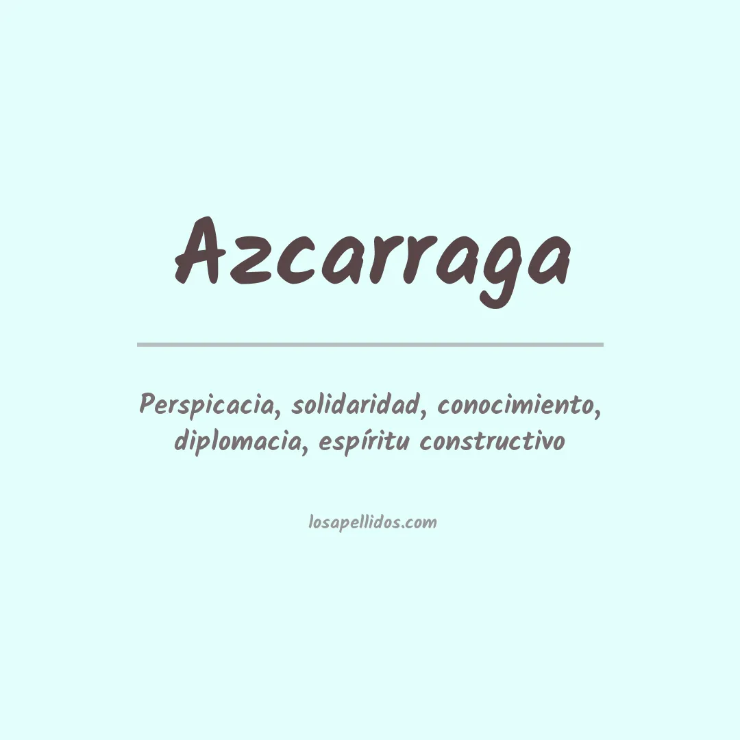 Apellido Azcarraga