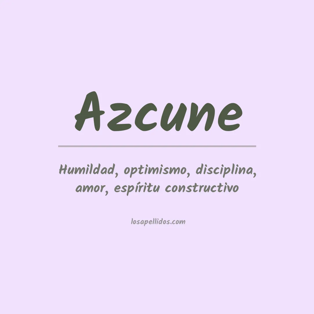 Apellido Azcune