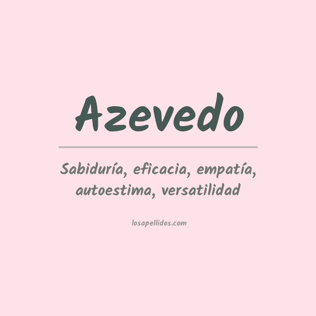 Apellido Azevedo