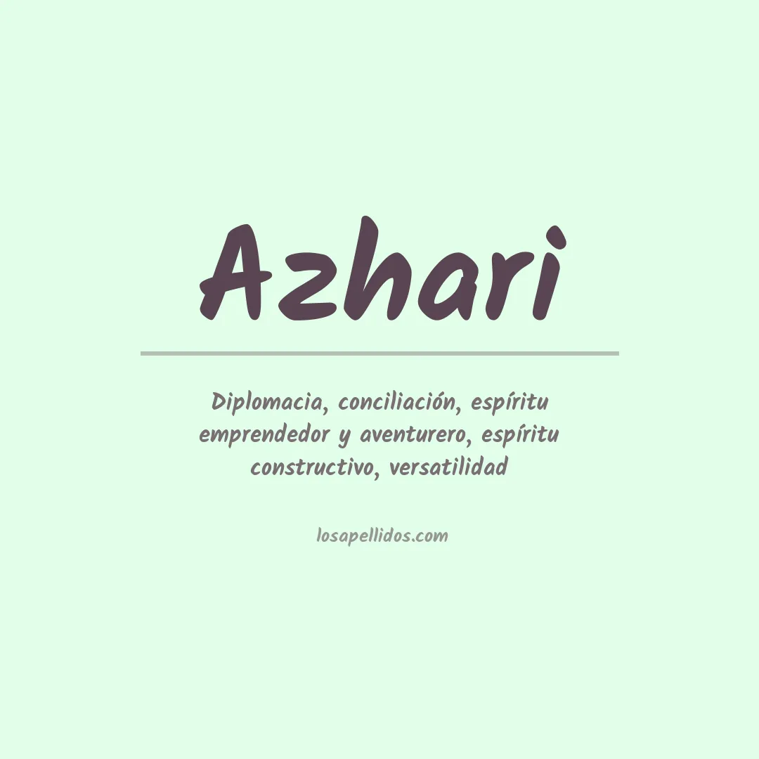 Apellido Azhari