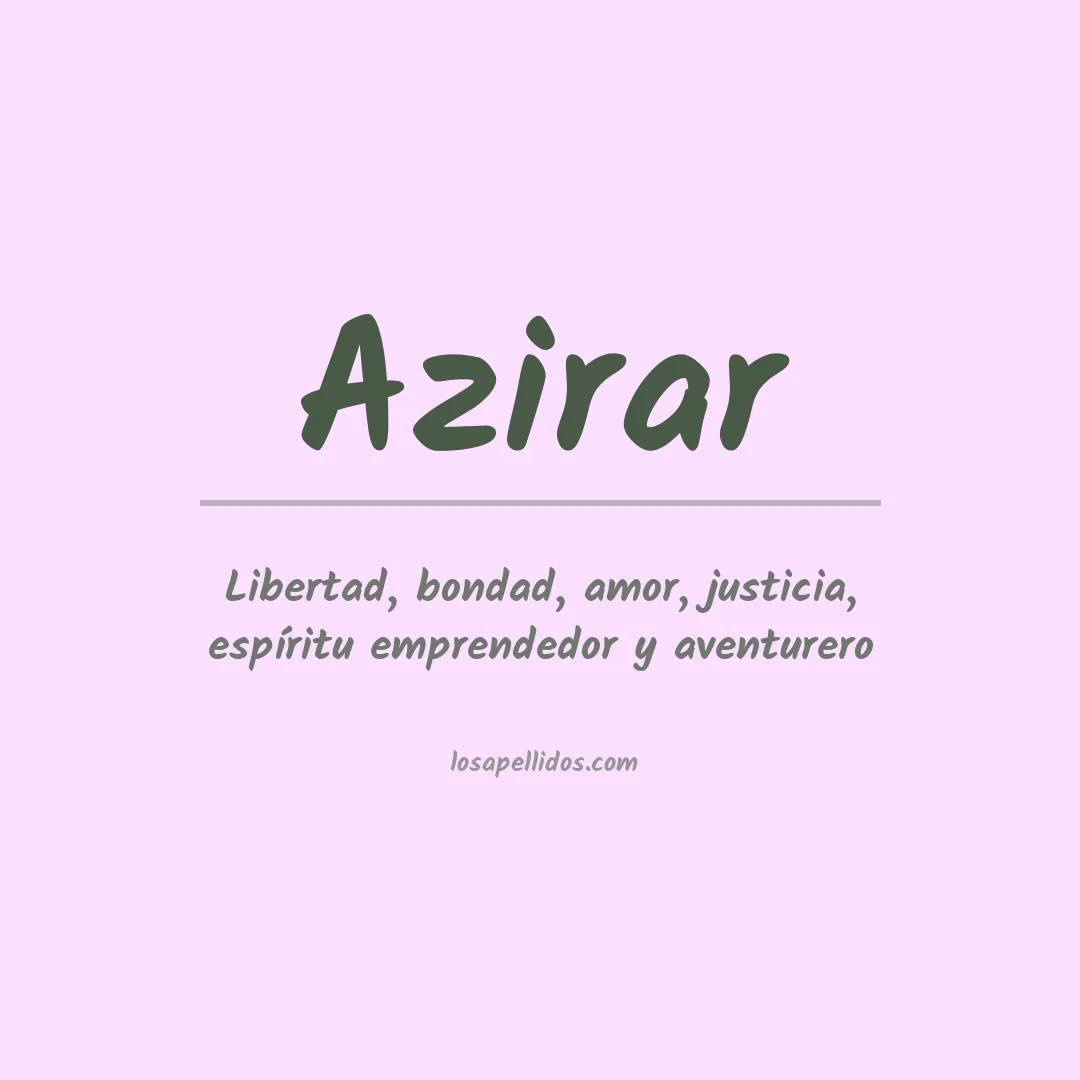Apellido Azirar