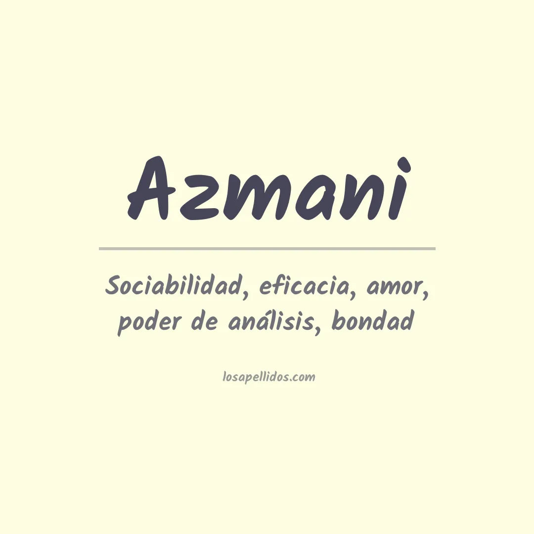Apellido Azmani