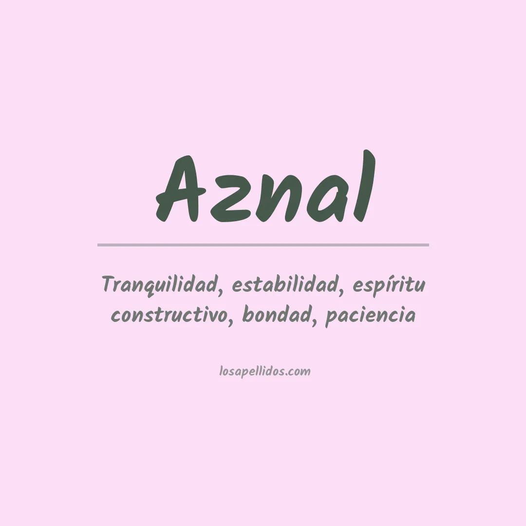 Apellido Aznal
