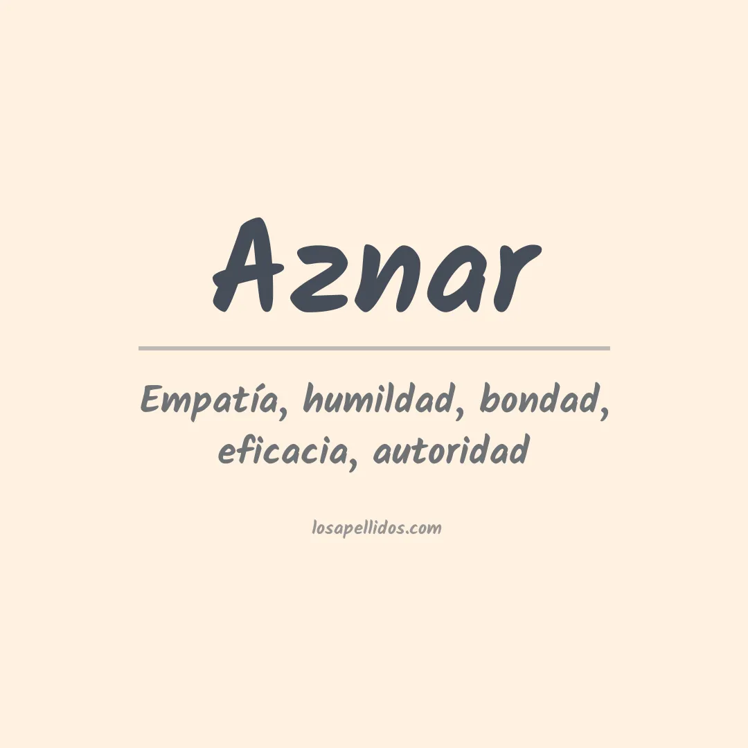 Apellido Aznar