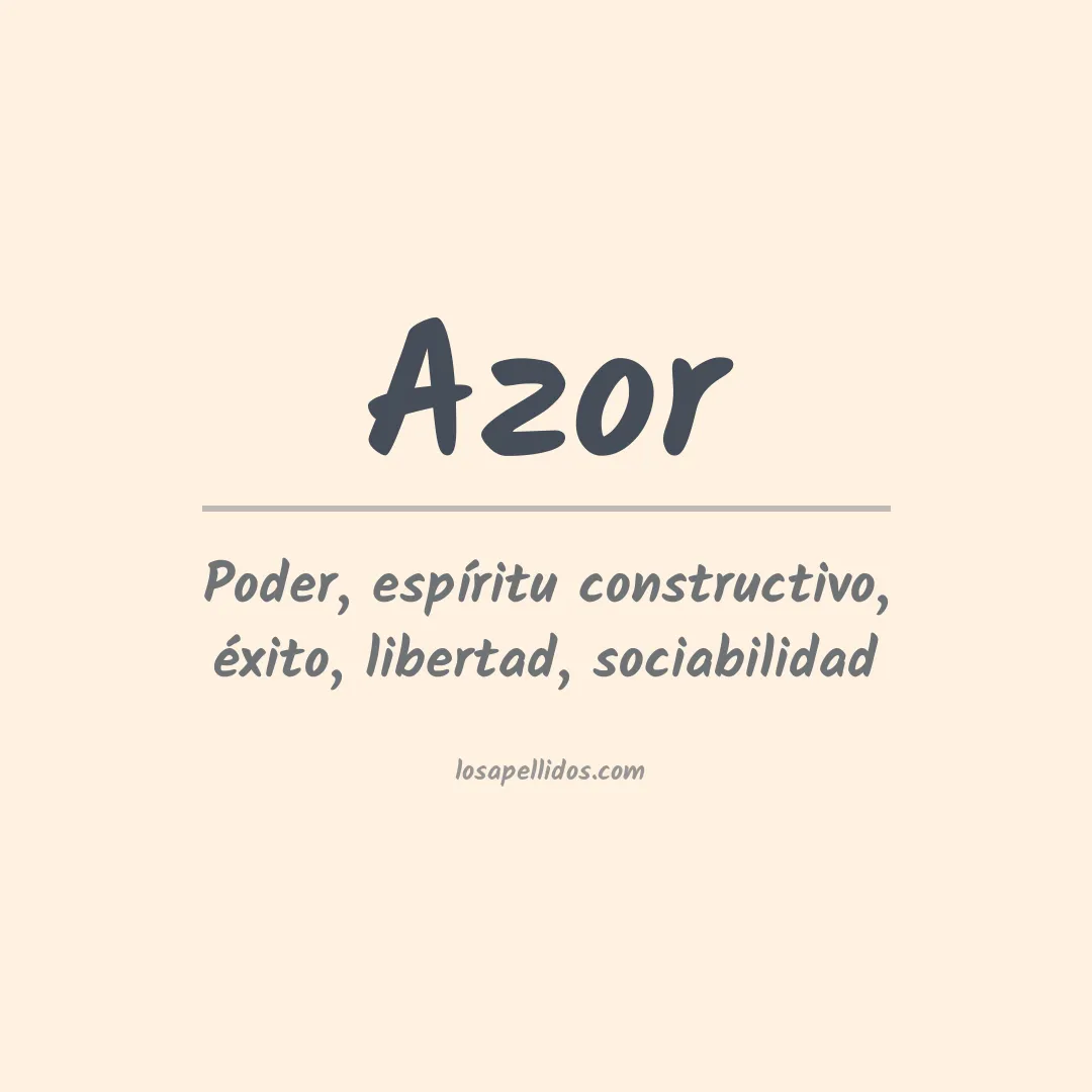 Apellido Azor