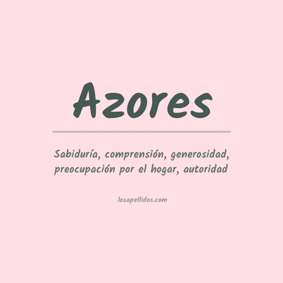 Apellido Azores