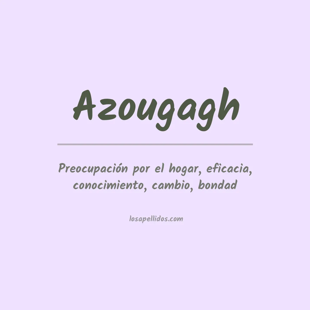 Apellido Azougagh
