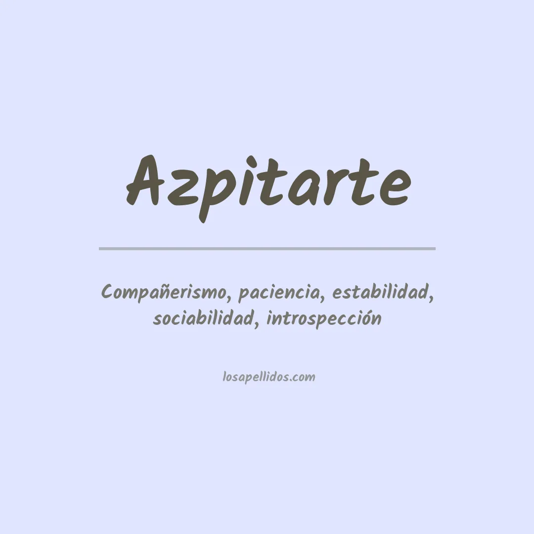Apellido Azpitarte