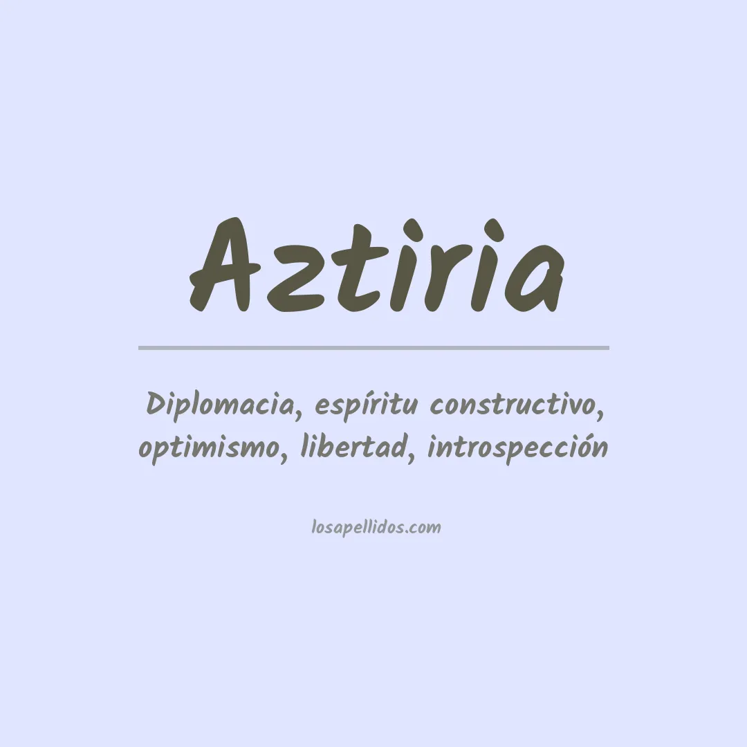 Apellido Aztiria