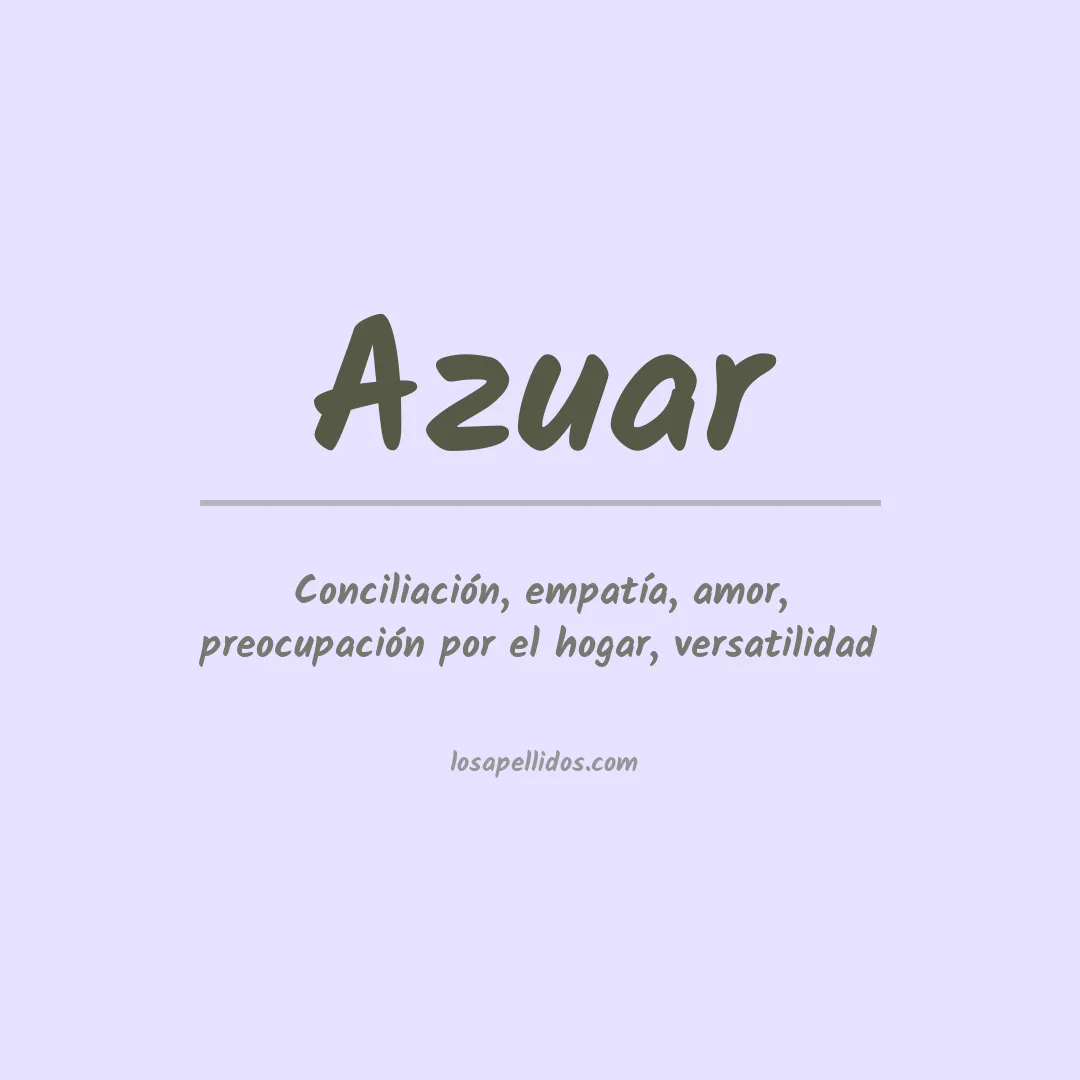Apellido Azuar