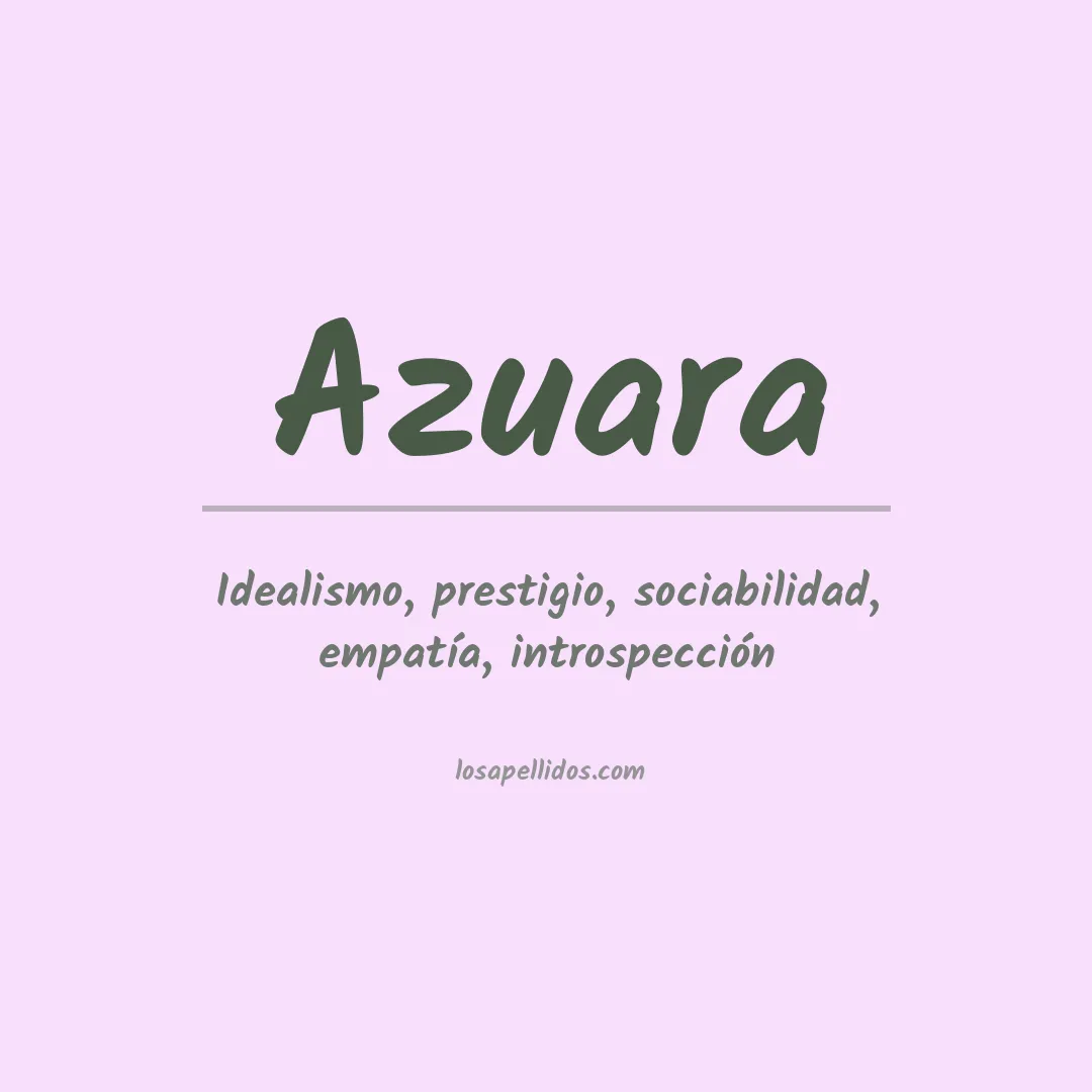 Apellido Azuara