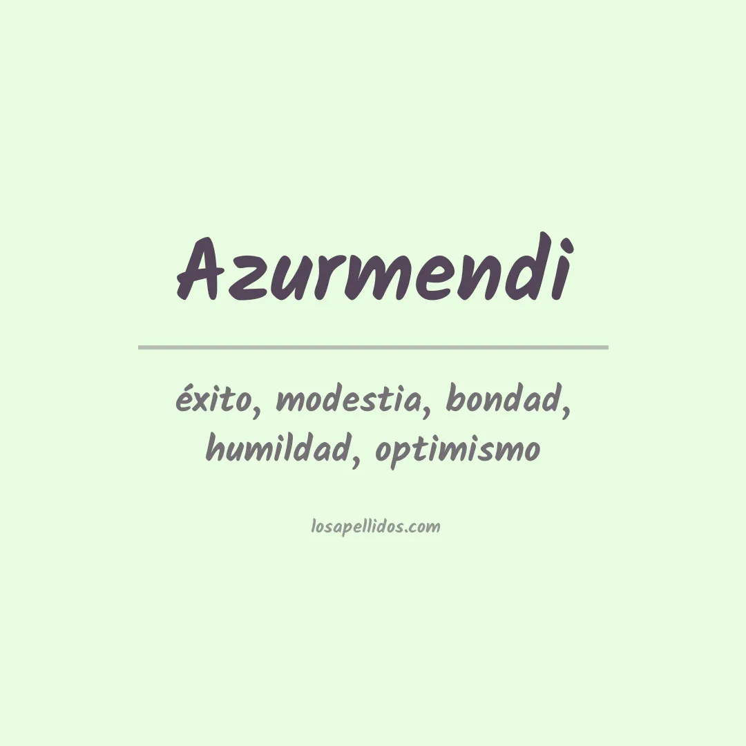 Apellido Azurmendi