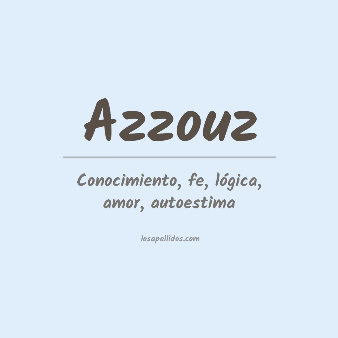 Apellido Azzouz