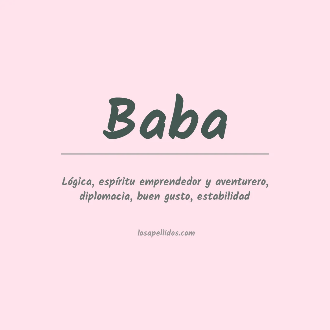 Apellido Baba
