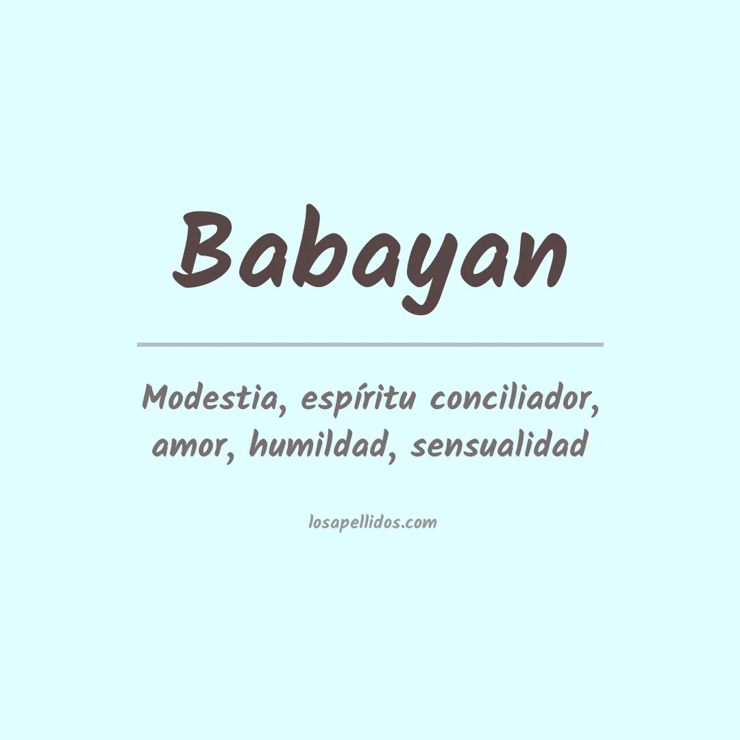 Apellido Babayan