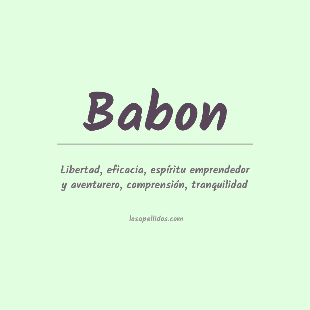 Apellido Babon