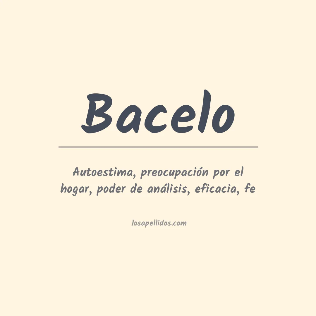 Apellido Bacelo