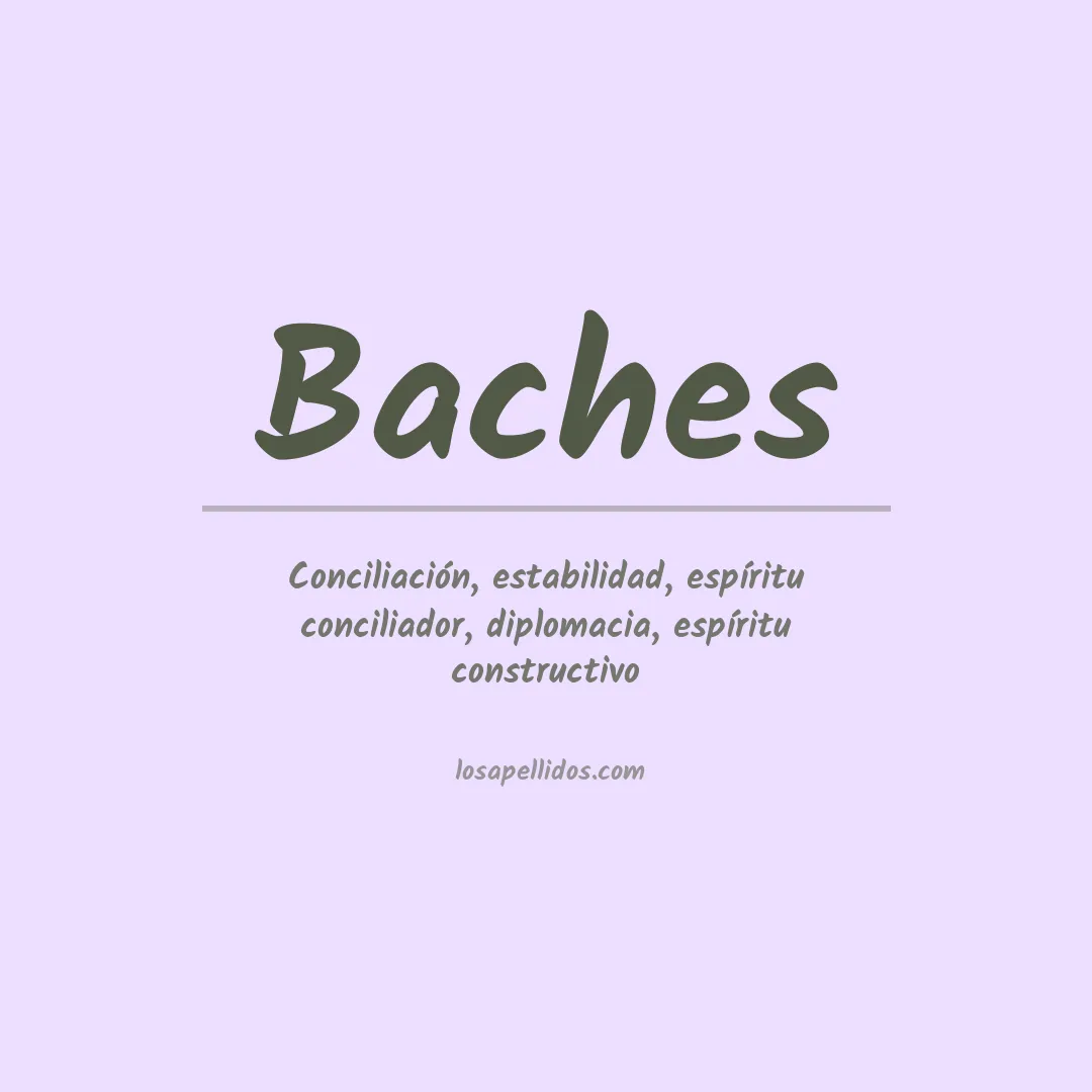 Apellido Baches