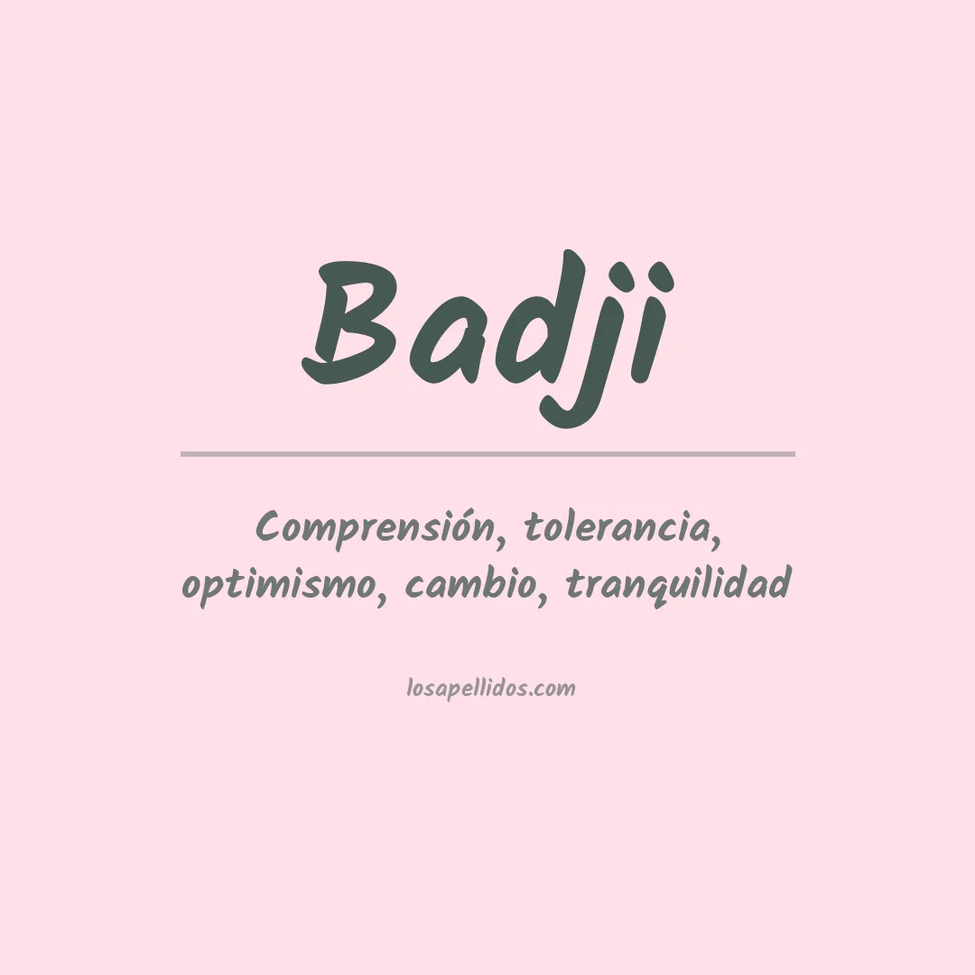 Apellido Badji