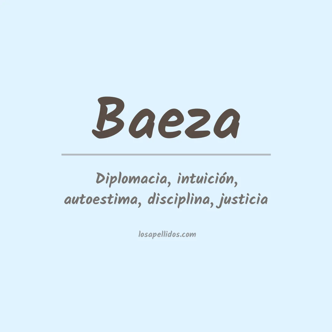 Apellido Baeza