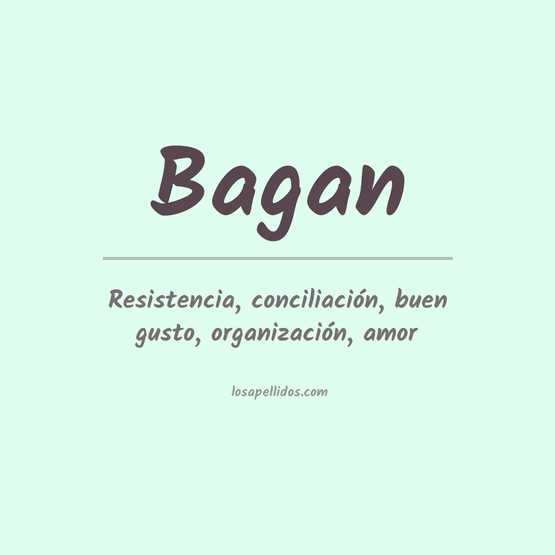 Apellido Bagan