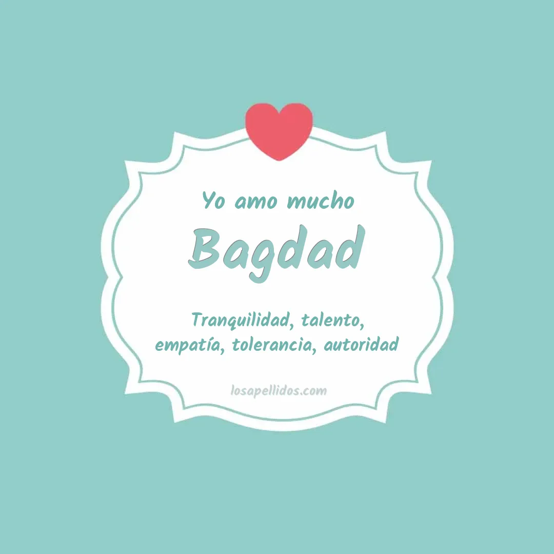 Yo amo mucho Bagdad
