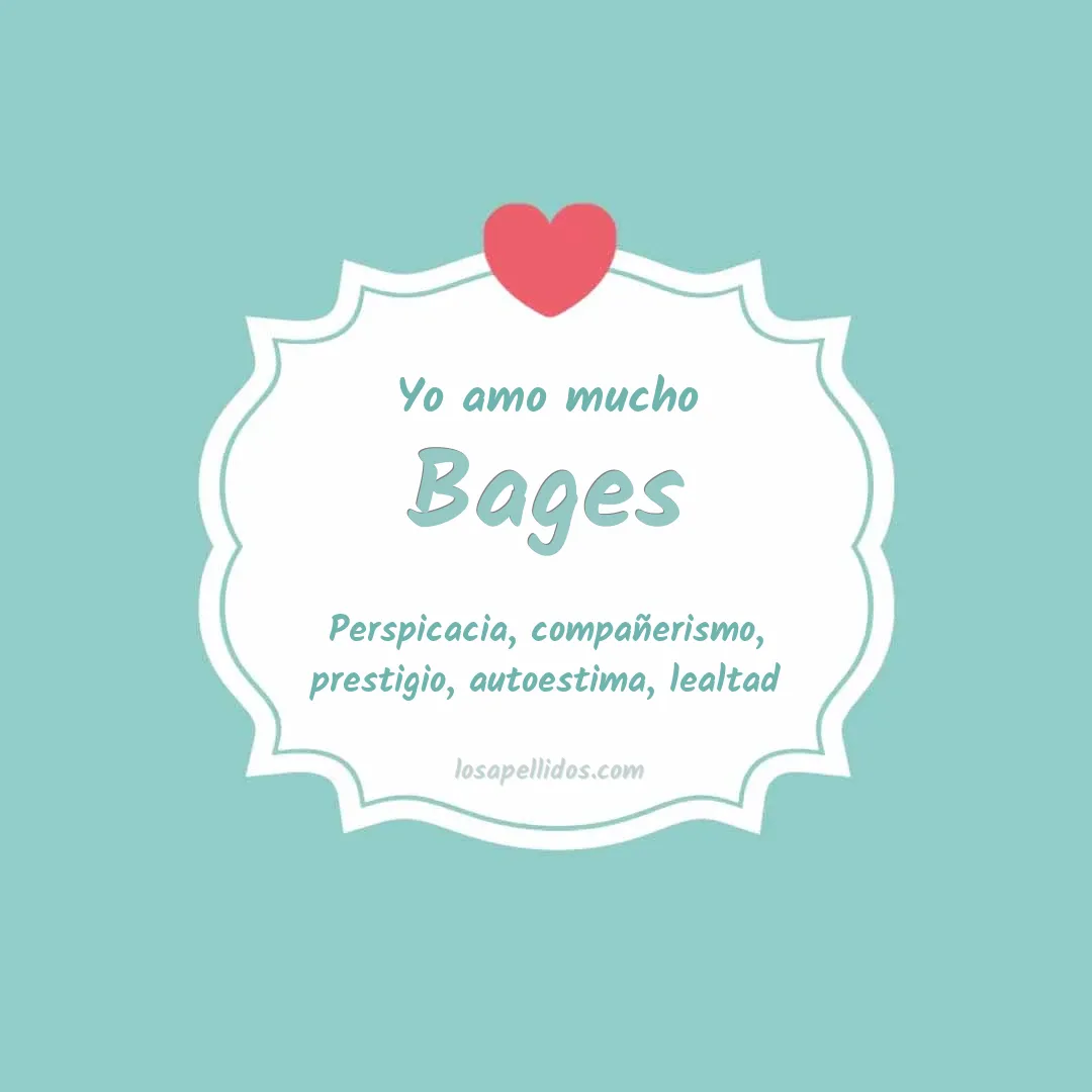 Yo amo mucho Bages