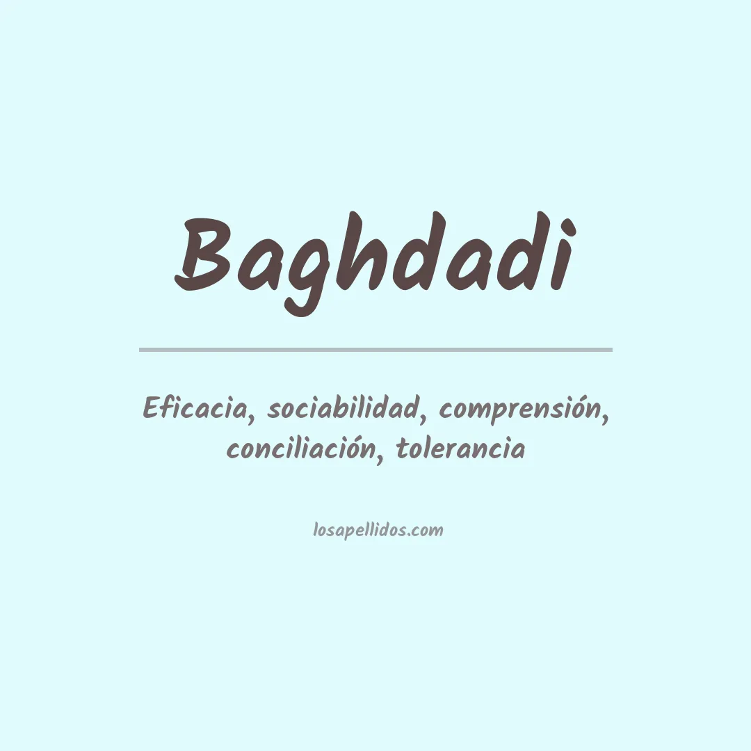Apellido Baghdadi