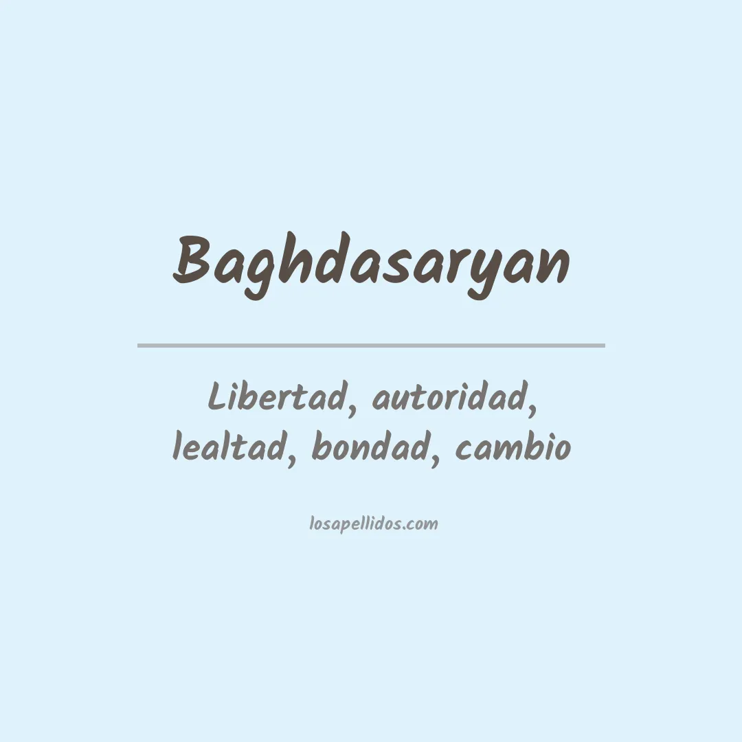 Apellido Baghdasaryan