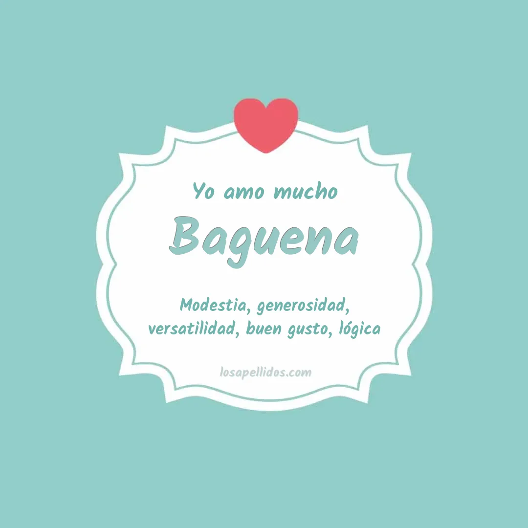 Yo amo mucho Baguena