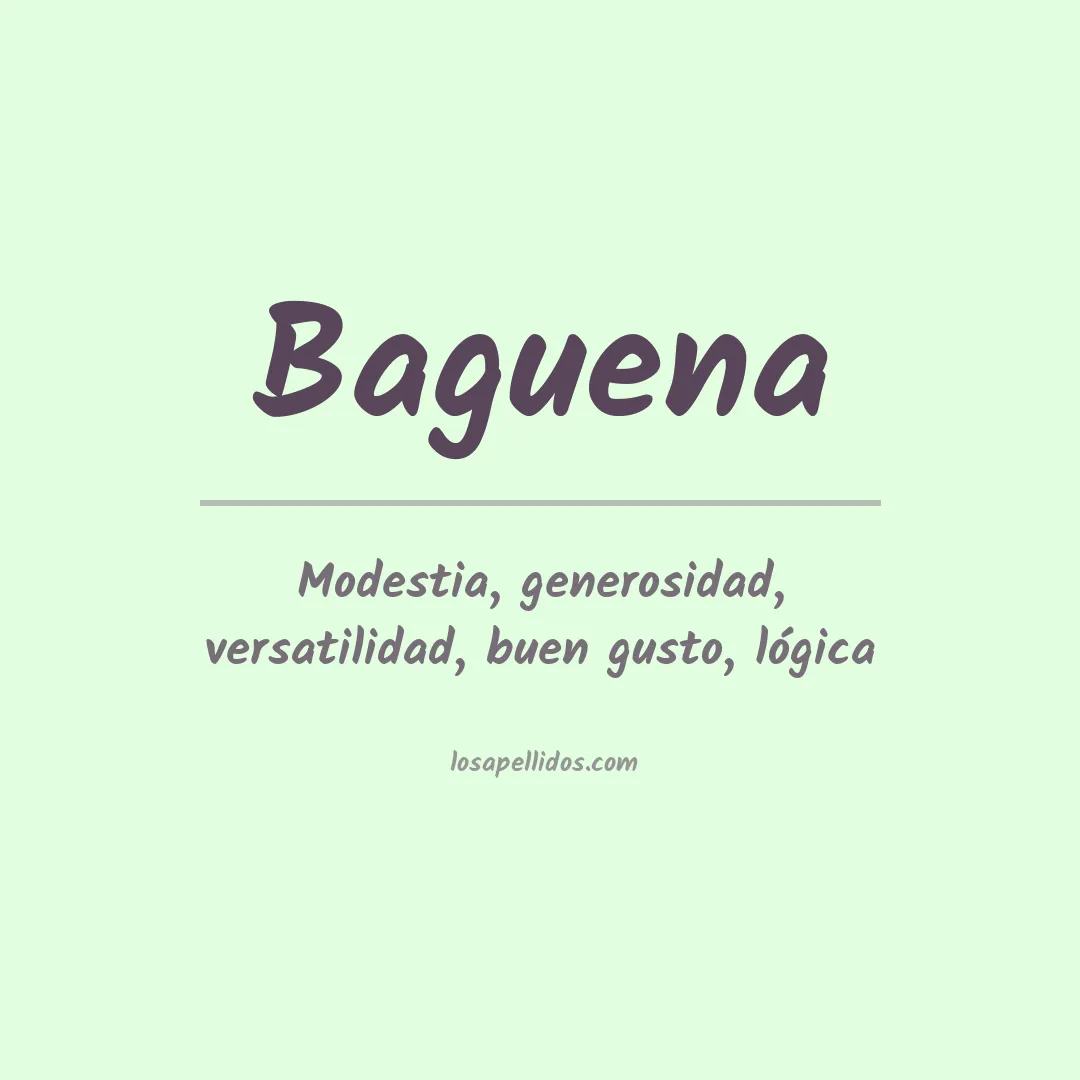 Apellido Baguena