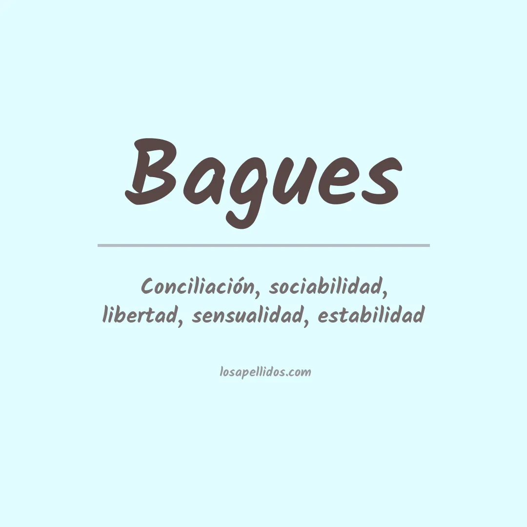 Apellido Bagues