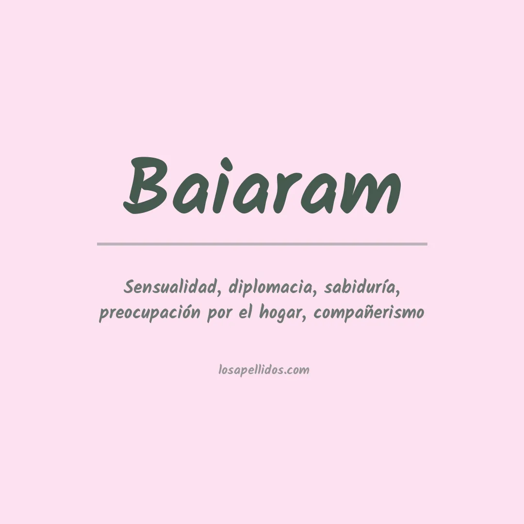 Apellido Baiaram