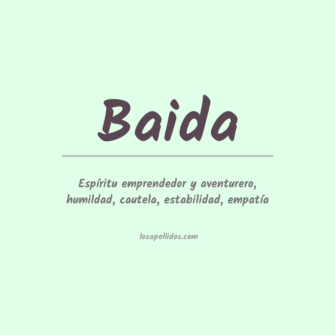 Apellido Baida