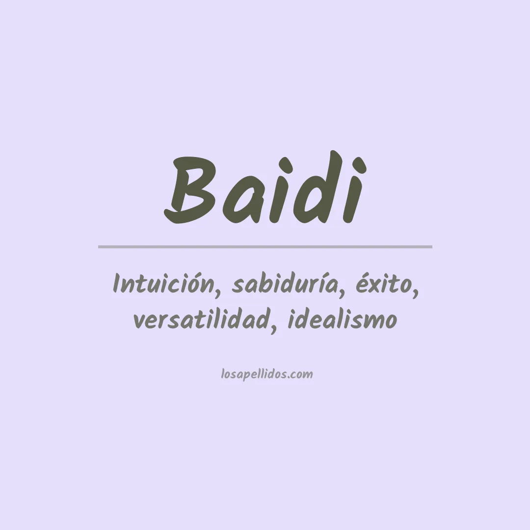 Apellido Baidi