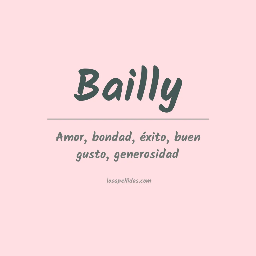 Apellido Bailly