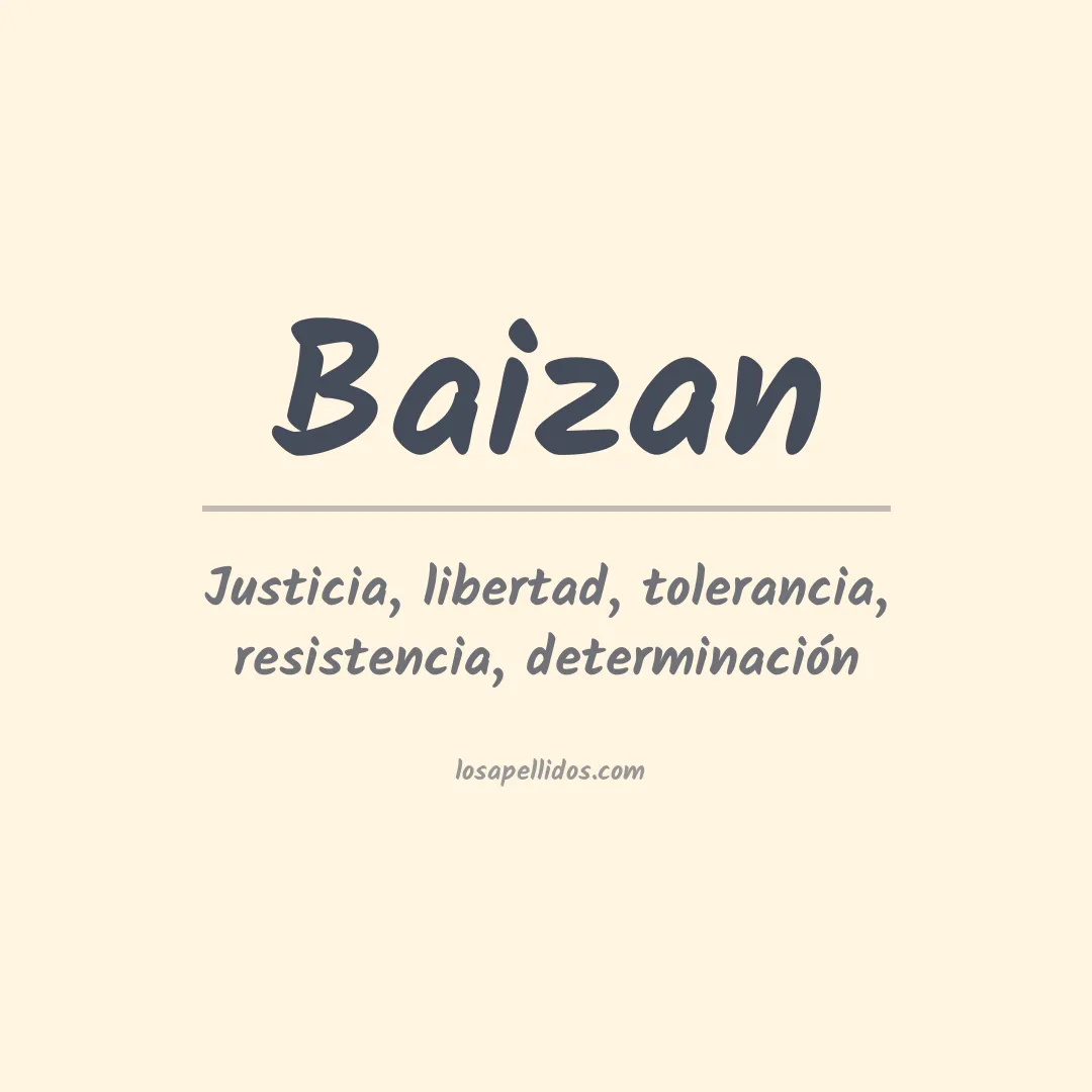 Apellido Baizan