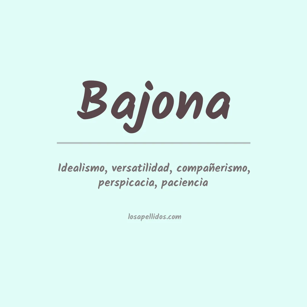Apellido Bajona