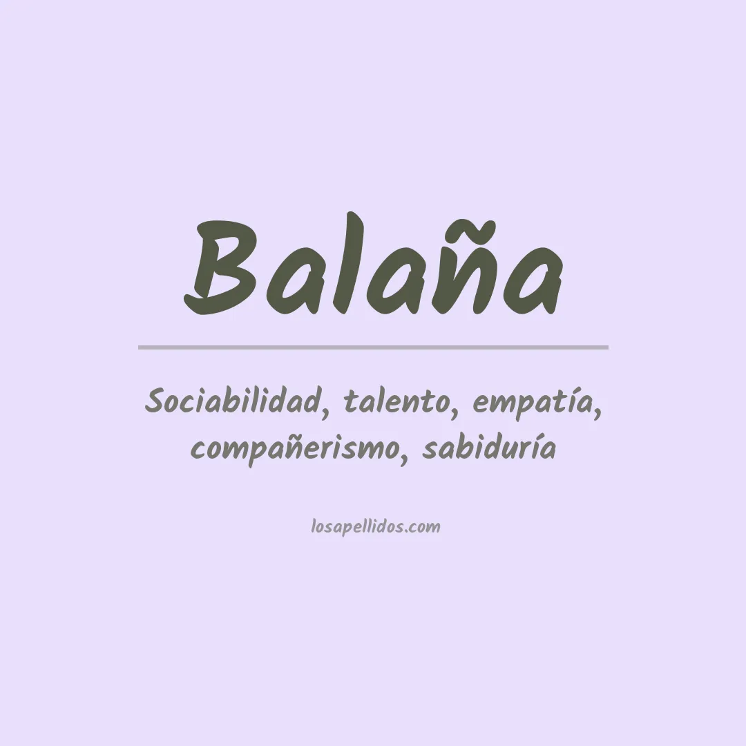 Apellido Balaña