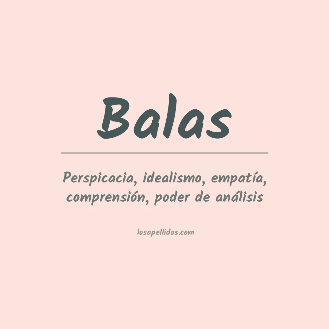 Apellido Balas