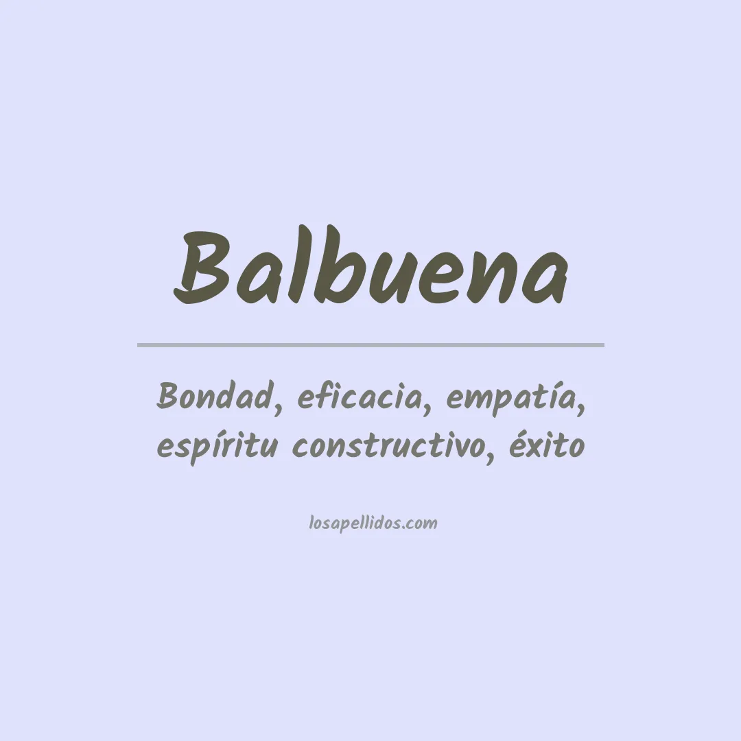 Apellido Balbuena