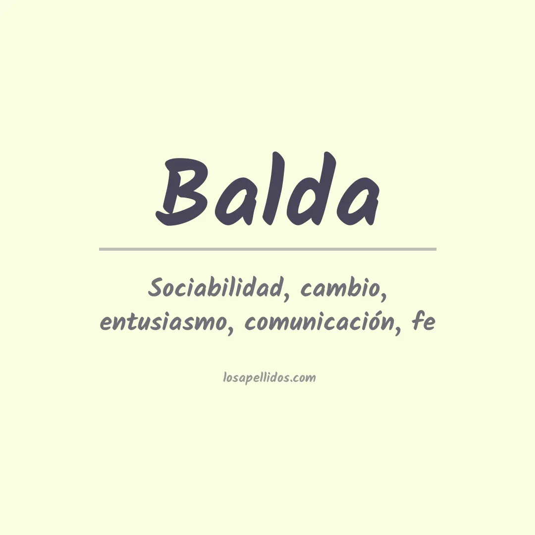 Apellido Balda