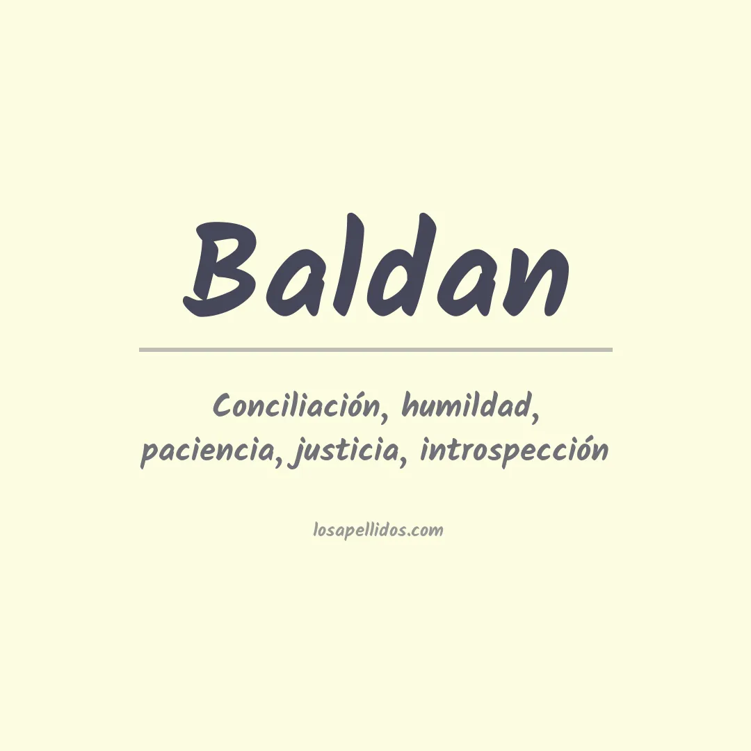 Apellido Baldan