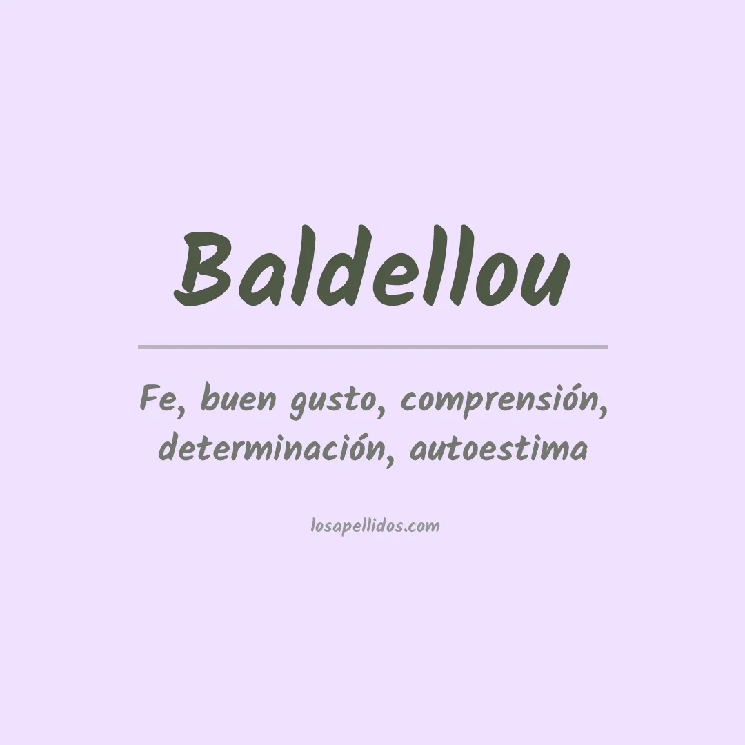Apellido Baldellou