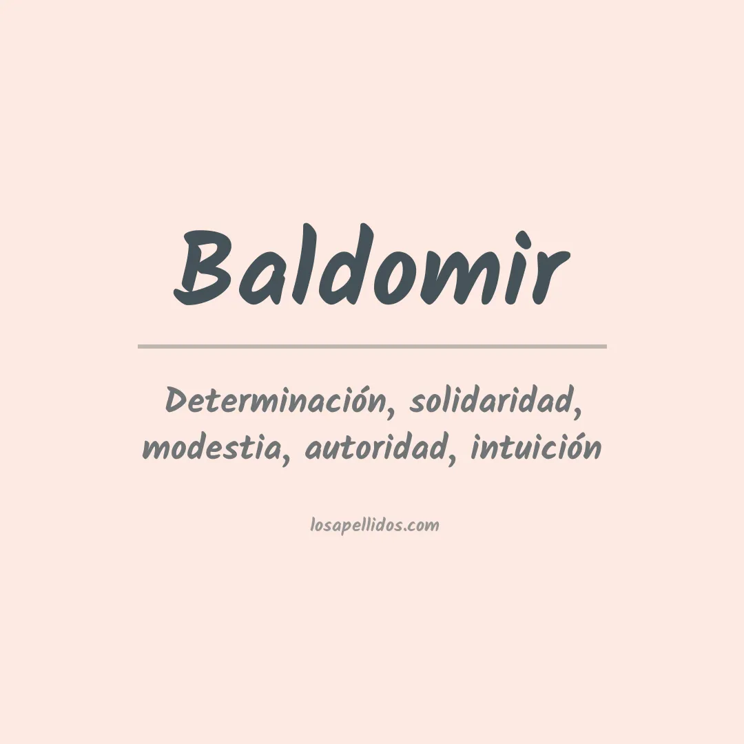 Significado del Apellido Baldomir