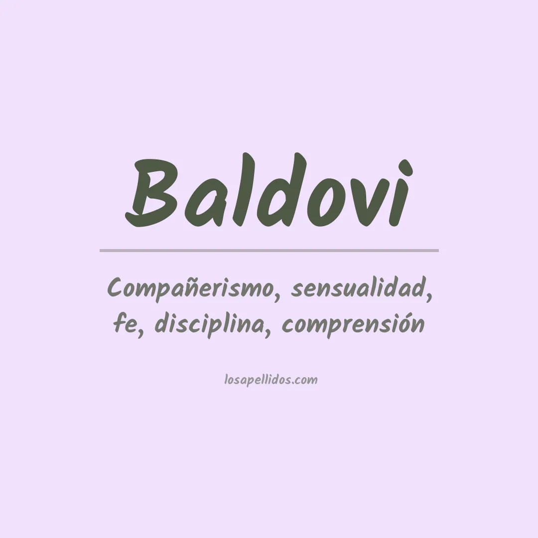 Apellido Baldovi