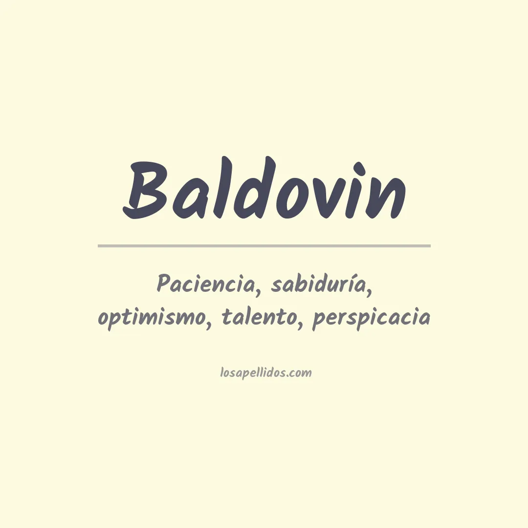 Apellido Baldovin