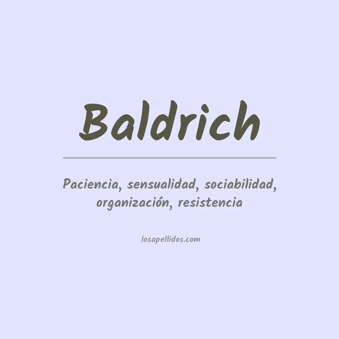 Apellido Baldrich